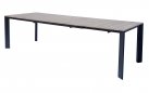 ARENZANO stół ogrodowy aluminiowy 211–276×100 blat efekt drewna nogi antracyt