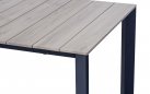 ARENZANO stół ogrodowy aluminiowy 211–276×100 blat efekt drewna nogi antracyt