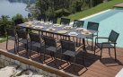 PORTO ERCOLE stół ogrodowy aluminiowy rozkładany 200–300×102 antracyt