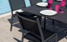 PORTO ERCOLE stół ogrodowy aluminiowy rozkładany 200–300×102 antracyt