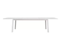 PORTO ERCOLE stół ogrodowy aluminiowy rozkładany 200–300×102 biały