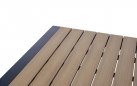 Graitowy Stół ogrodowy aluminiowy rozkładany 160-210 MAJORCA z blatem z desek kompozytowych