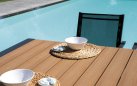 Graitowy Stół ogrodowy aluminiowy rozkładany 160-210 MAJORCA z blatem z desek kompozytowych