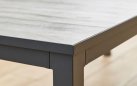 Stół ogrodowy COMINO aluminium blat ceramika 223×100×75 cm antracyt