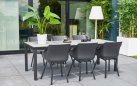 Stół ogrodowy COMINO aluminium blat ceramika 223×100×75 cm antracyt