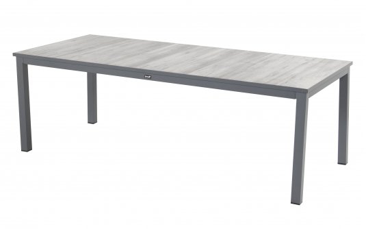 Stół ogrodowy COMINO aluminium blat ceramika 223×100×75 cm antracyt
