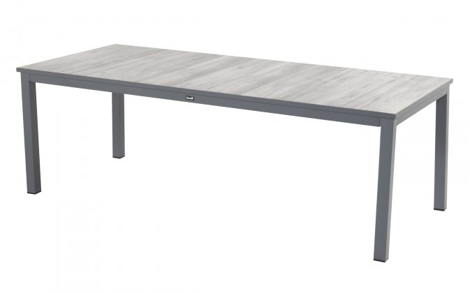 Stół ogrodowy COMINO aluminium blat ceramika 223×100×75 cm antracyt