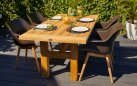 Stół ogrodowy Hartman YASMANI 180×100 cm – teak naturalny, konstrukcja z litego drewna, klasyczny design