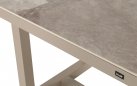 Stół ogrodowy LUTO aluminium ceramika długość 180 cm kolor taupe piaskowy beżowy