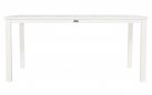 Biały stół ogrodowy COMINO aluminium blat ceramika 163 × 100 × 75 cm 