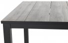 Czarny stół ogrodowy COMINO aluminium blat ceramika 163 × 100 × 75 cm 
