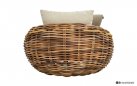 COCOON BOUCLÉ zestaw ogrodowy z technorattanu z poduszkami BEE WETT® boucle