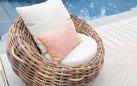 COCOON BOUCLÉ zestaw ogrodowy z technorattanu z poduszkami BEE WETT® boucle
