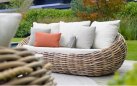 COCOON BOUCLÉ zestaw ogrodowy z technorattanu z poduszkami BEE WETT® boucle
