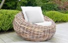 COCOON BOUCLÉ zestaw ogrodowy z technorattanu z poduszkami BEE WETT® boucle