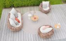 COCOON BOUCLÉ zestaw ogrodowy z technorattanu z poduszkami BEE WETT® boucle