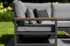 Narożnik ogrodowy aluminiowy SOHO Life antracyt jasnoszare poduszki Mist Grey