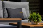 Narożnik ogrodowy aluminiowy SOHO Life antracyt jasnoszare poduszki Mist Grey