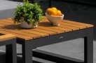 Narożnik ogrodowy aluminiowy SOHO Life antracyt jasnoszare poduszki Mist Grey
