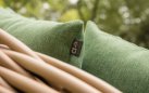 COCOON DAYBED łóżko ogrodowe z technorattanu z poduszkami BEE WETT®Zielony Olefin