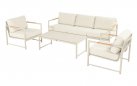 Nowoczesny aluminiowy komplet ogrodowy wypoczynkowy FONTAINE Lounge | Sklep Dekkor