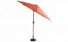 Parasol ogrodowy SUNLINE aluminium poliester średnica 270 cm  / pomarańczowy