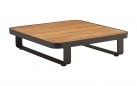 Meble ogrodowe aluminiowe narożne CARIBBEAN Higold ciemnoszare teak