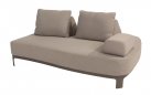 Szeroka sofa ogrodowa wypozcynkowa SANTORINI 4SO obicie tkaniną boucle