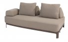 Szeroka sofa ogrodowa wypozcynkowa SANTORINI 4SO obicie tkaniną boucle