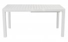 SPALATO stół ogrodowy aluminiowy rozkładany 100–150×150 biały
