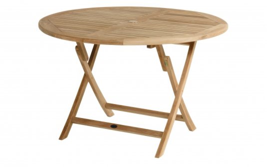 Okrągły stół SKAGEN Hartman teakowy Ø120 cm składany Okrągły stół SKAGEN Hartman teakowy Ø120 cm składany