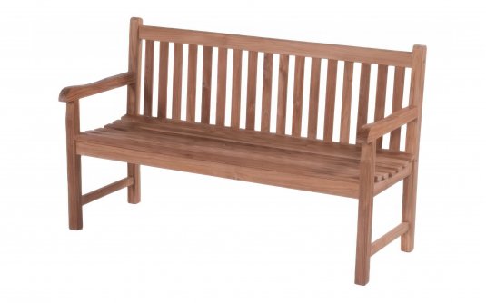 Ławka ogrodowa JAVA Hartman teakowa 150 cm meble na taras i do ogrodu