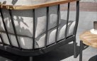 CONDOR sofa ogrodowa 3-osobowa z poduszkami BEE WETT® grafitowa