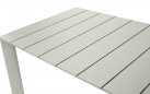 ANZIO stół ogrodowy aluminiowy rozkładany 165–250×90 jasnobeżowy
