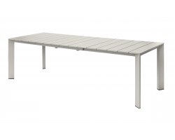 ANZIO stół ogrodowy aluminiowy rozkładany 165–250×90 jasnobeżowy