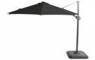 Parasol ogrodowy SHADOWFLEX z grafitową nogą boczną aluminium grafitowy poliester Ø350 cm FLEX 