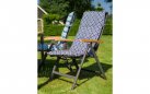 Zestaw ogrodowy Hartman ARUBA + SOUTH WALES, stół rozkładany 150/210×90 cm + 6 krzeseł teak, kolor a