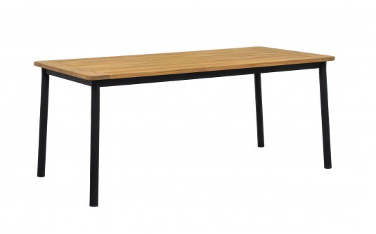 ELLE BELT 180 Stół ogrodowy teak i aluminium do zestawów obiadowych