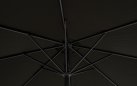 Parasol ogrodowy SUNLINE aluminium poliester średnica 300 cm pochylany / antracyt