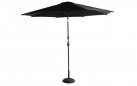 Parasol ogrodowy SUNLINE aluminium poliester średnica 300 cm pochylany / czarny