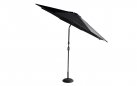 Parasol ogrodowy SUNLINE aluminium poliester średnica 300 cm pochylany / czarny