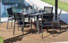 ALBERESE stół ogrodowy aluminiowy Ø120 antracytowy 