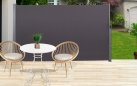 Parawan przesuwny 180x300 cm szary ogrodowy