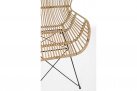 Krzesło do jadalni z naturalnego rattanu VENTURS bizzotto