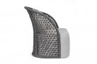 Antracytowa sofa dwuosobowa ogrodowa CUYEN bizzotto 