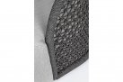 Antracytowa sofa dwuosobowa ogrodowa CUYEN bizzotto 