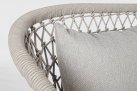 Beżowa Ekskluzywna sofa dwuosobowa ogrodowa CUYEN bizzotto 