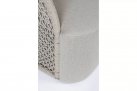 Beżowa Ekskluzywna sofa dwuosobowa ogrodowa CUYEN bizzotto 