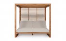 Luksusowe łóżko 2os. Daybed z daszkiem, całości wykonane z drewna tekowego premium Honolulu