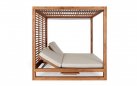 Luksusowe łóżko 2os. Daybed z daszkiem, całości wykonane z drewna tekowego premium Honolulu